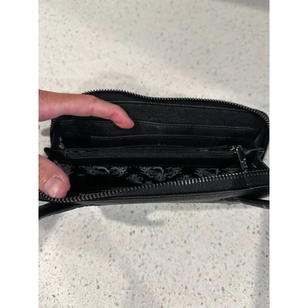Sleeping Beauty Maleficent‎ Face Zip-Around Wallet: Loungefly Disney